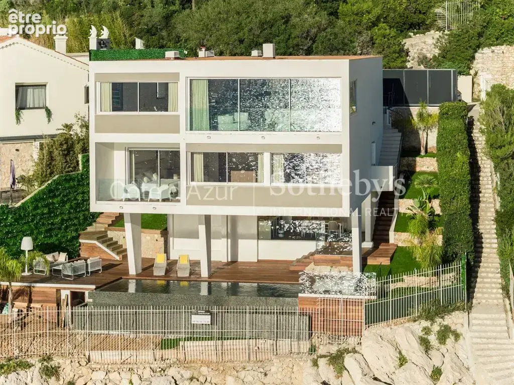 Villa moderniste avec vue mer panoramique et piscine, première ligne Cap de Nice - photo 16