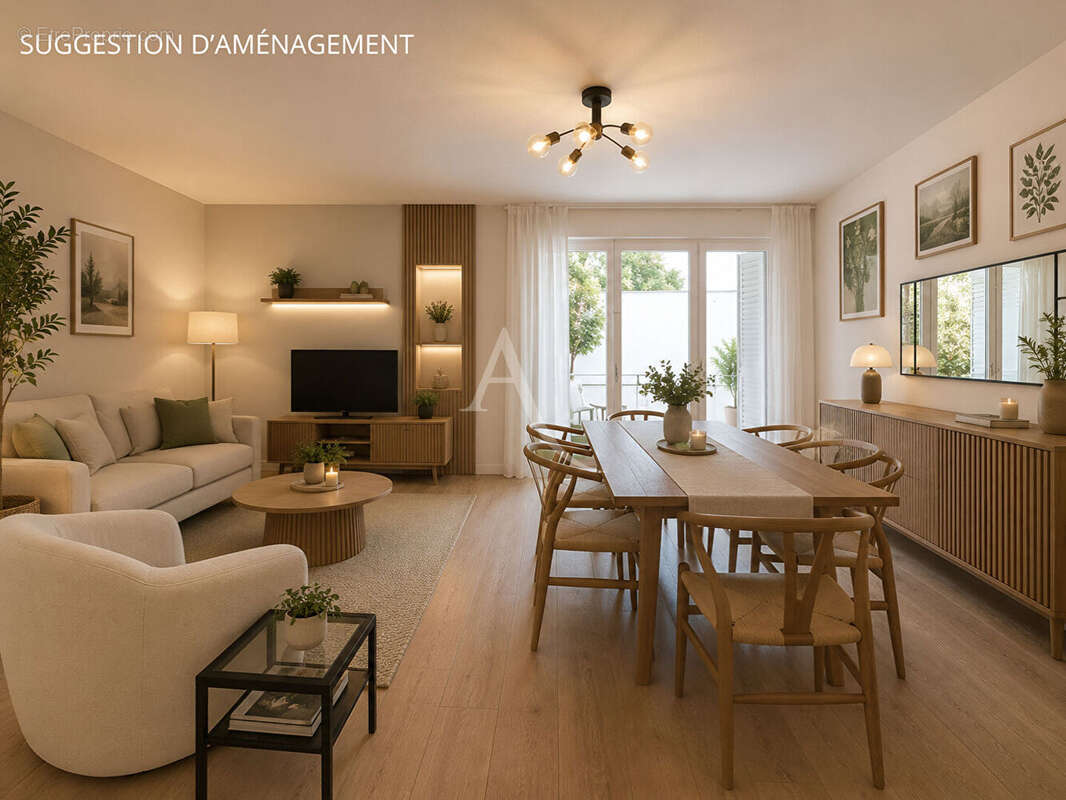 Appartement 87 m² - 3 chambres - Terrasse et cellier et parking - photo 4