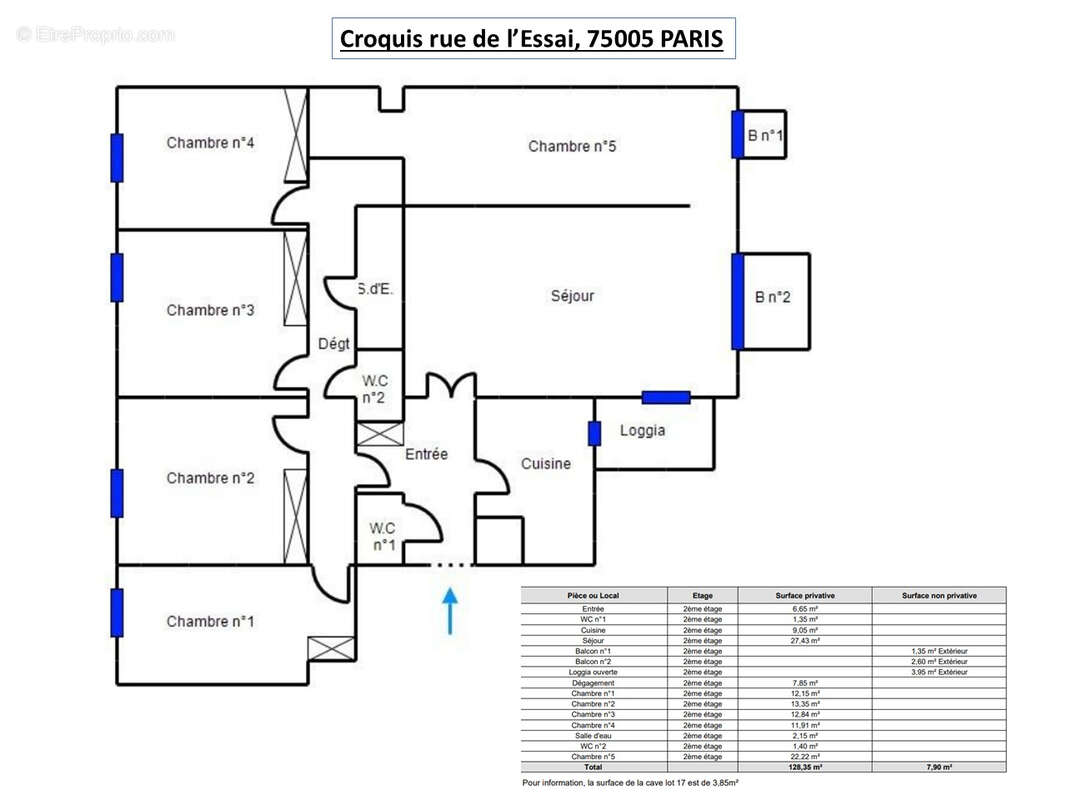 Appartement à PARIS-5E