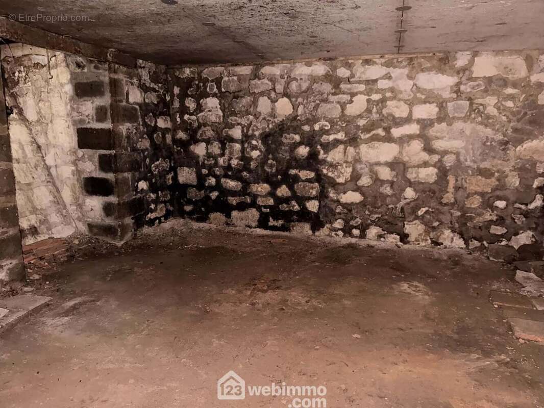 ... à la cave de 9 m2 en sous-sol. - Maison à CHATELLERAULT