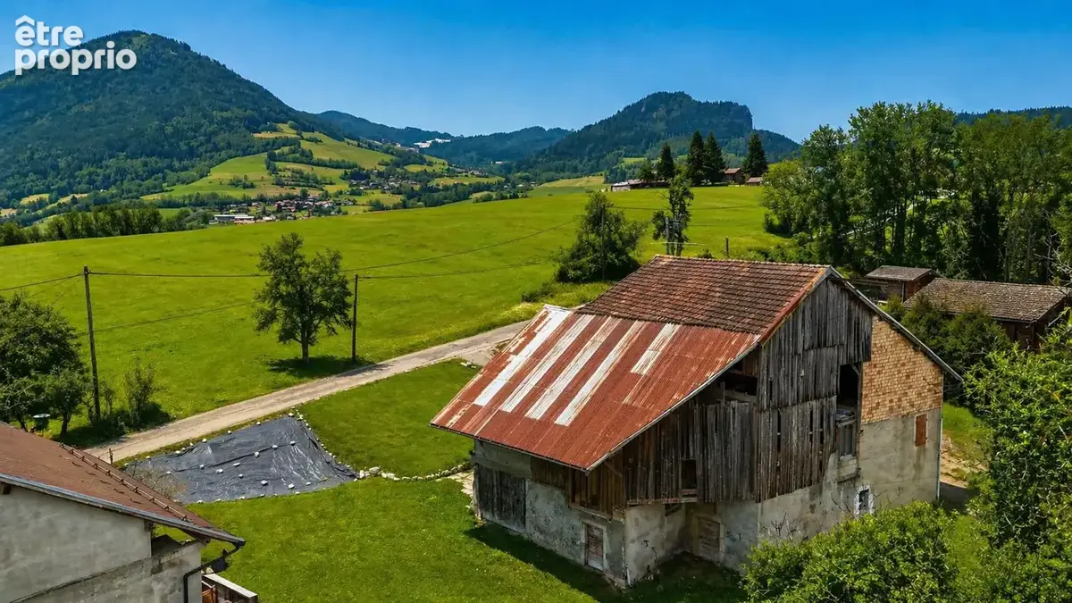 Exclusivité   saint-jean-de-tholome (74250)   corps de ferme / grange à rénover   plus de 450 m2 exploitables - photo 2
