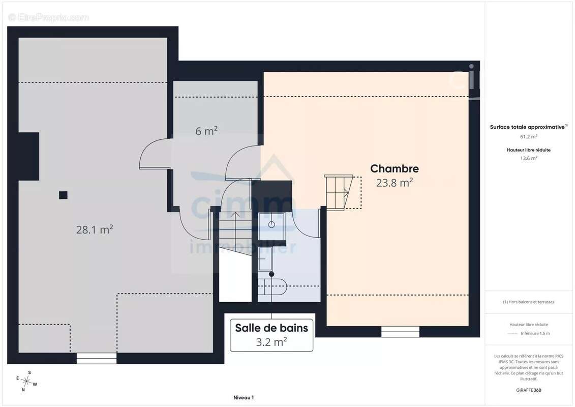 maison de 112 m2 plein centre de Pont Péan - photo 10