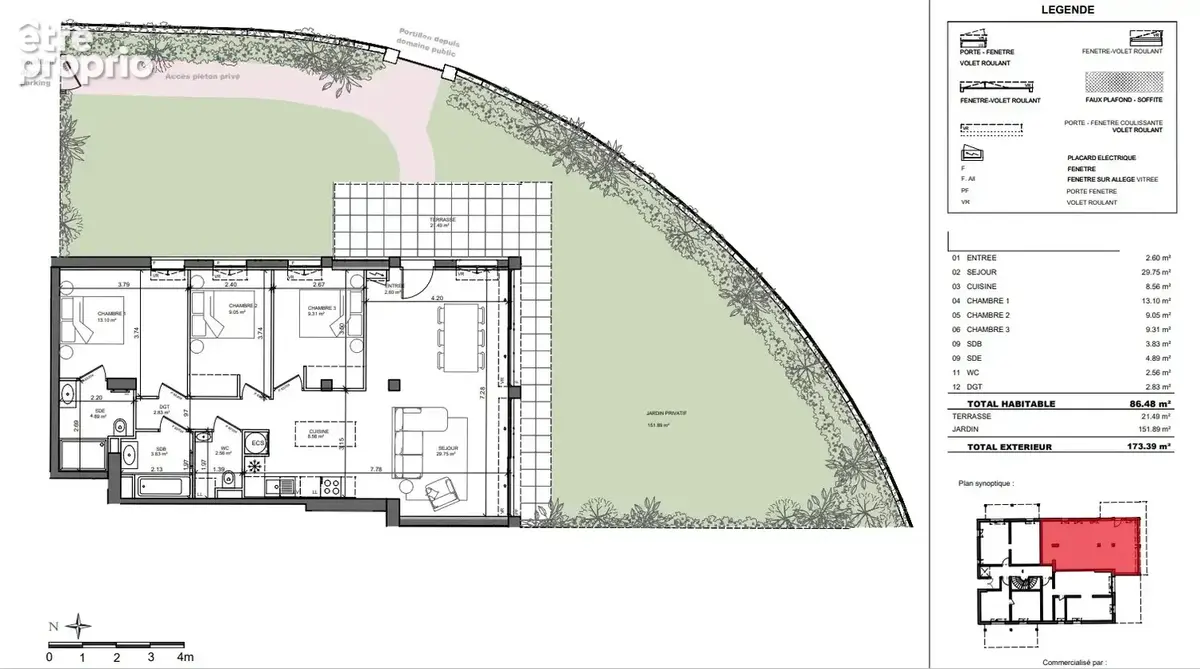 Proche mer – 4 pièces en rez-de-jardin avec vaste jardin et deux parkings - photo 4