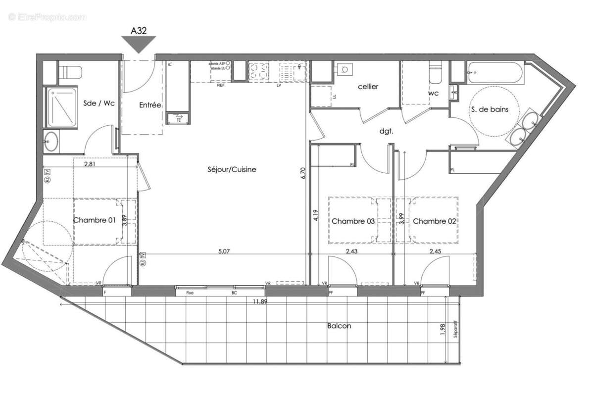 Appartement à SAINT-MEDARD-EN-JALLES