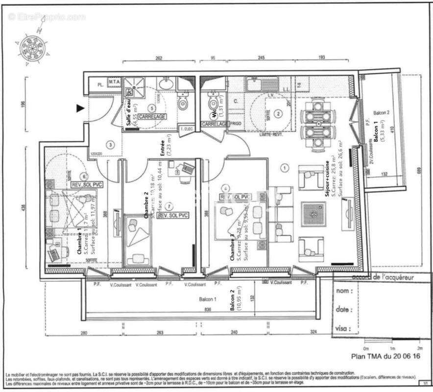 Appartement à MASSY