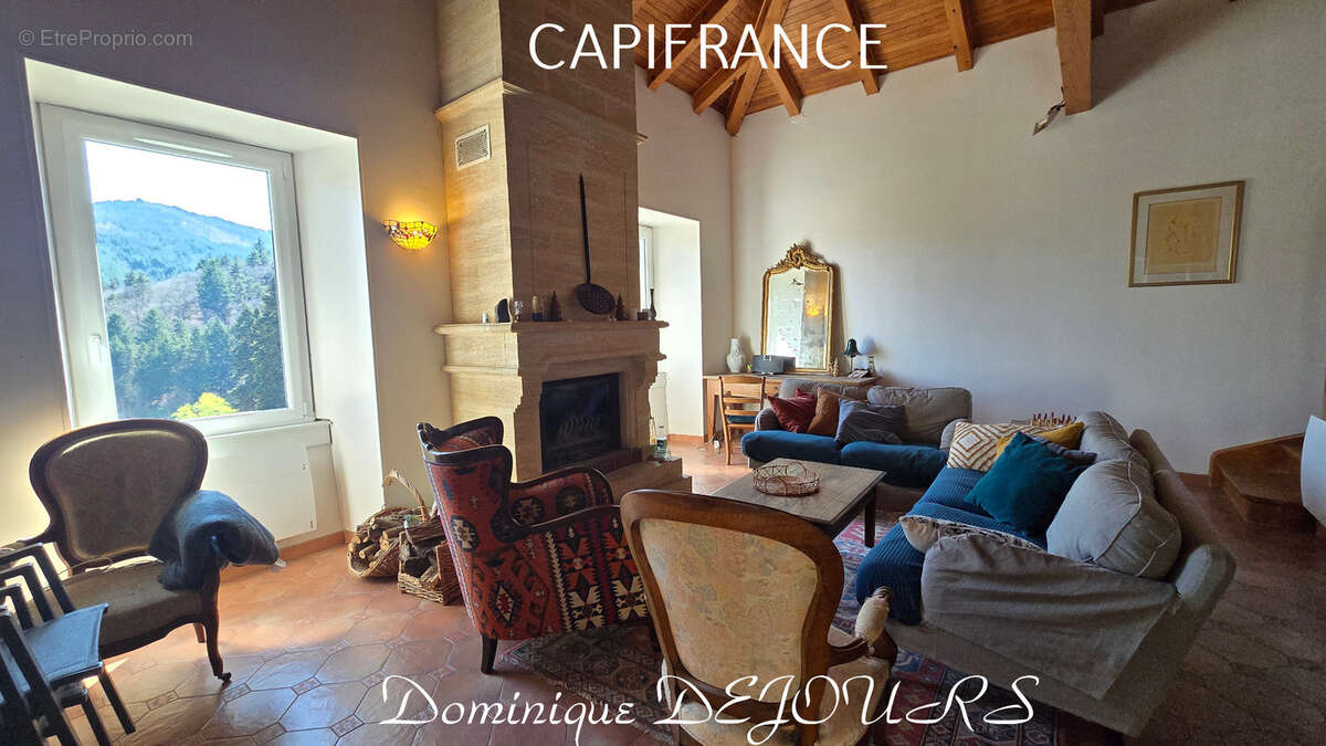 Marcols-les-eaux , maison en pierres : Un bien d’exception où charme, élégance et confort se rencontrent – coup de cœur immédiat - photo 4