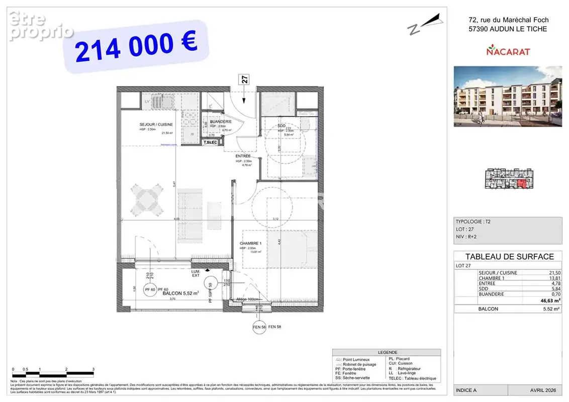 Programme Neuf "Coeur d'Opale" AppartementsT2  de 37,84 m2 à 47m2 - photo 13