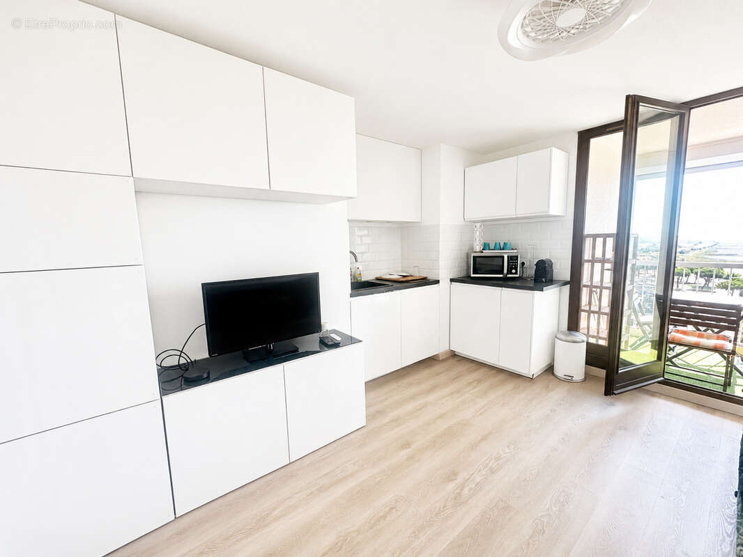 Carnon beau studio renove - terrasse - parking - vue mer et etangs - photo 3