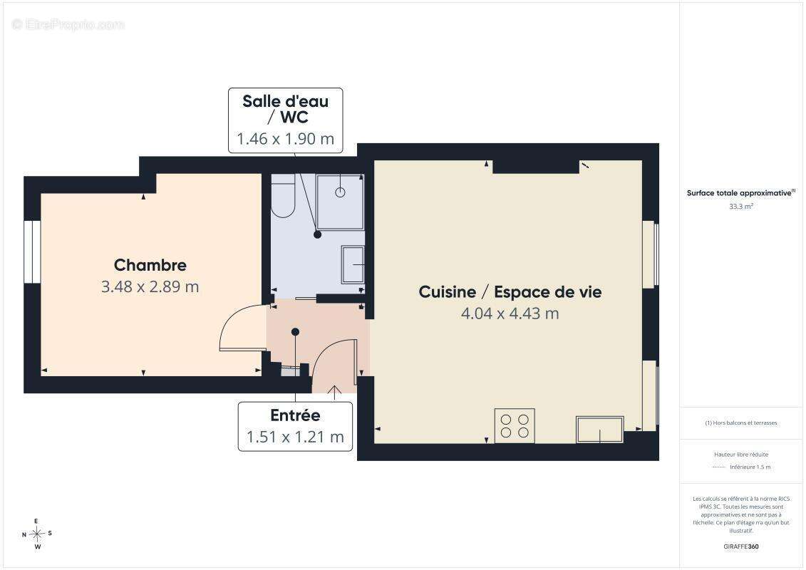 Appartement de  33 m² composé de 2 pièces en vente à Vincennes Avenue de Paris (94300) - photo 11