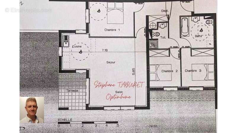 Appartement à vendre 4 pièces, 3 chambres et un place de parking à CANET EN ROUSSILLON (66) - photo 8
