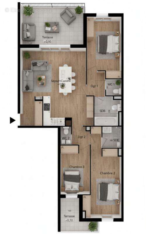 Appartement à BEZIERS