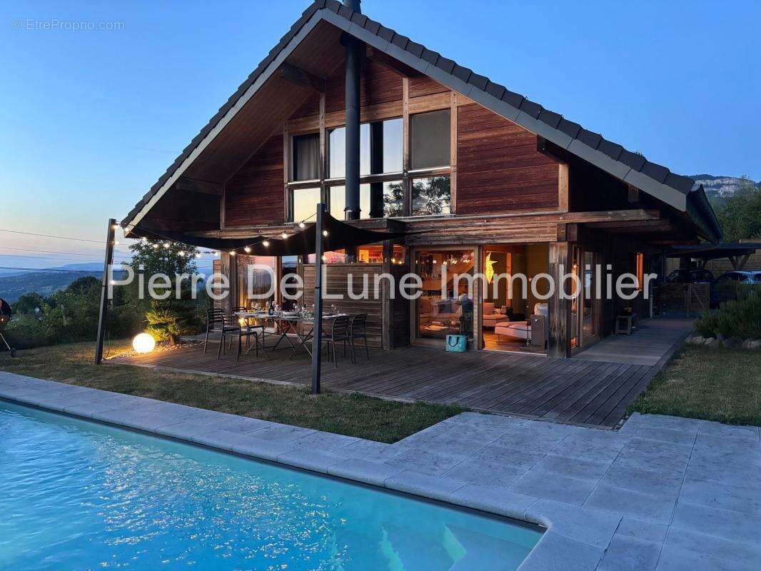 Trévignin – Maison d'exception en ossature bois avec vue dominante, piscine et panorama sur les montagnes - photo 38