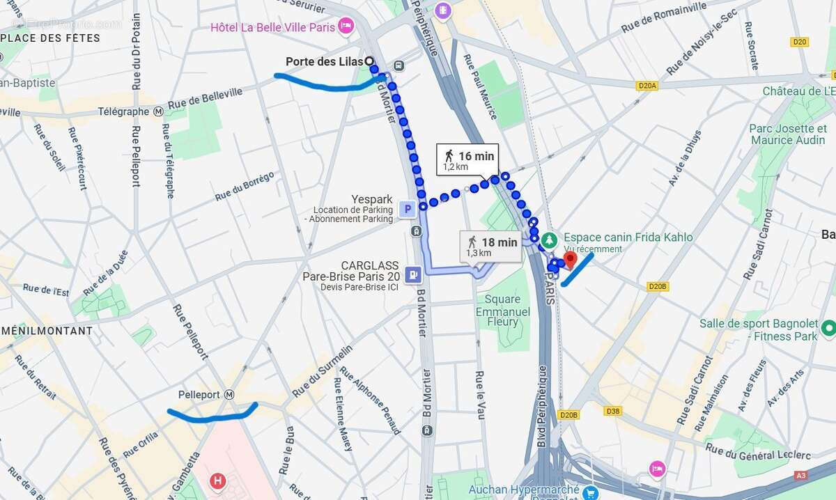 A 15 mn à pied du M° Porte des Lilas - Maison à PARIS-20E