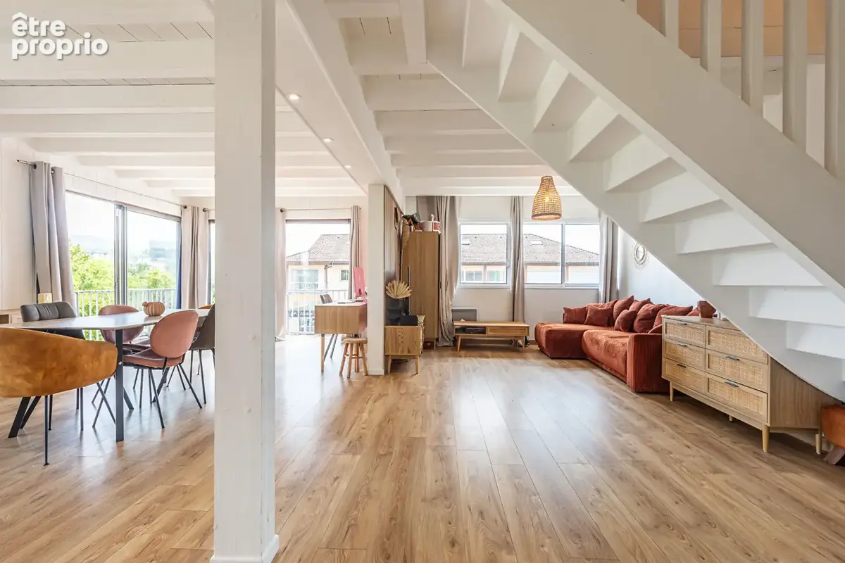 Agence immobiliere laforet - exclusivite - "cactus" - annecy - secteur meythet - appartement duplex t4 de 119.72m² - balcon - photo 3