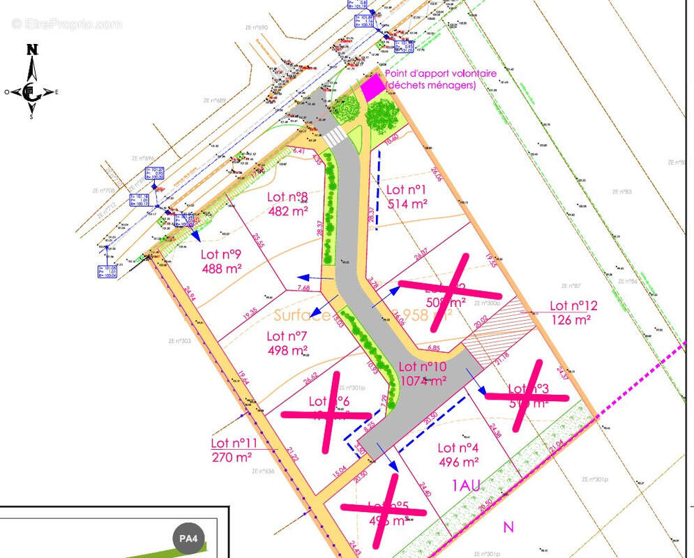 Terrain à SAINT-LYE