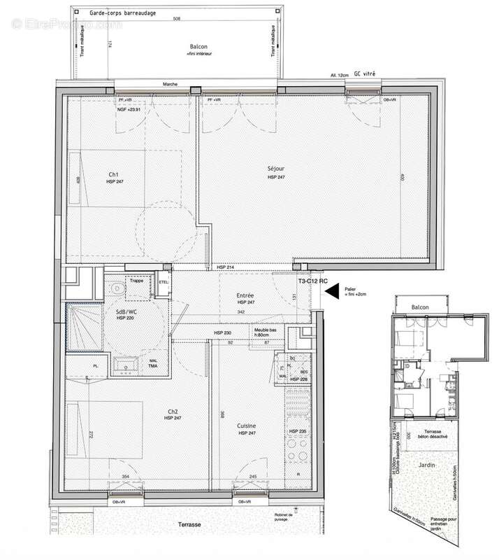 Appartement 67 m² à Douarnenez  - photo 8