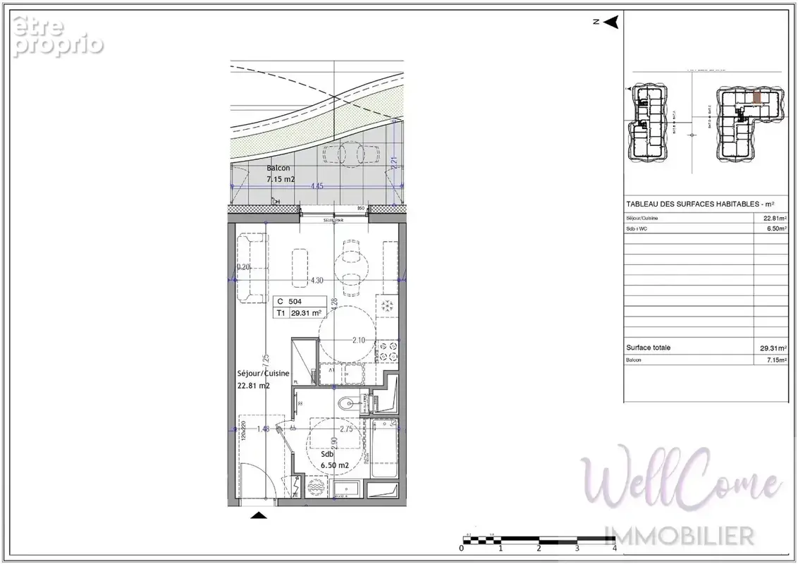 VEFA - Appartement T1 de 29m² côté Est (5e/13) à Aix-Les-Bains ! - photo 4