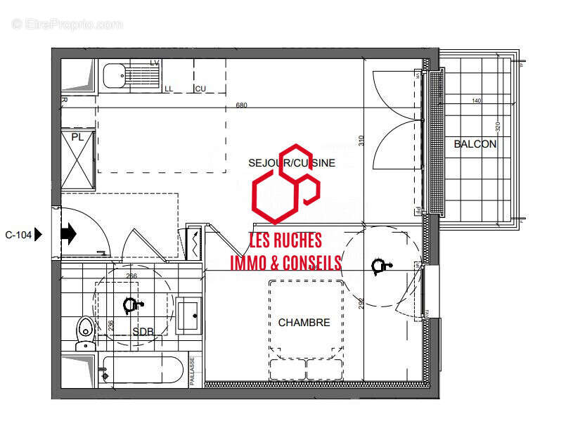 Appartement à VERNOUILLET