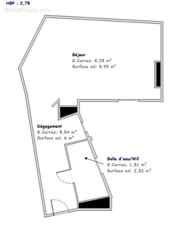 Appartement à PARIS-18E