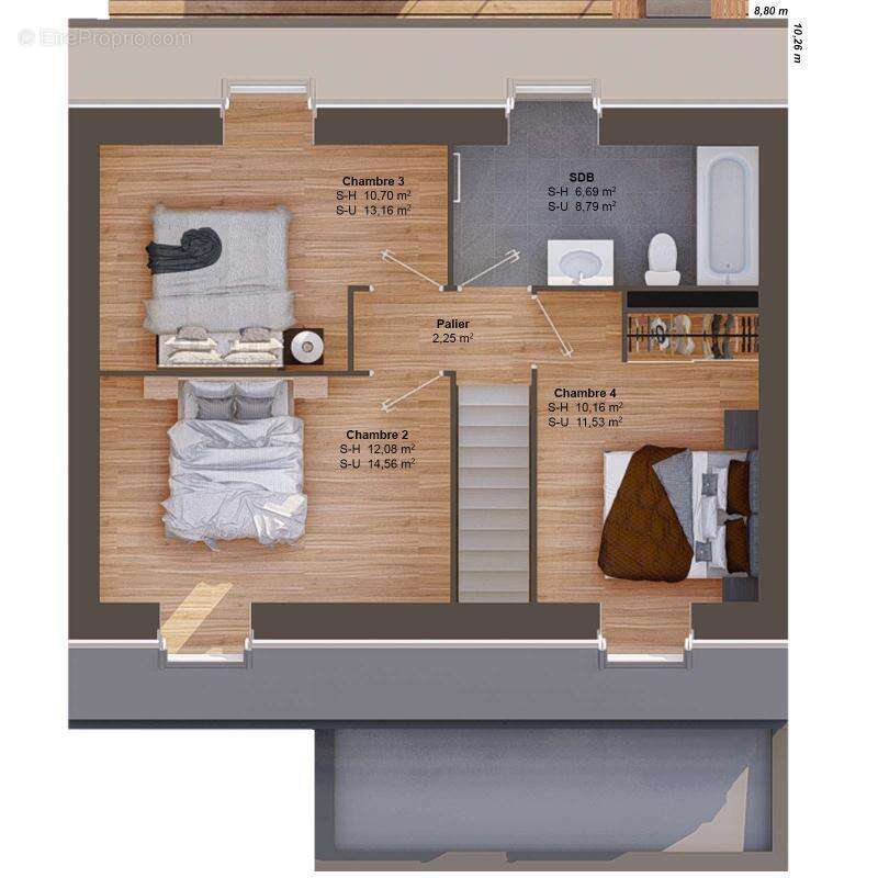 Maison 6 pièces 107 m2 - photo 4