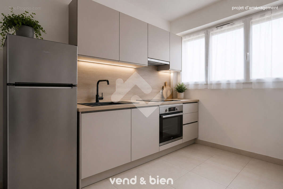 Appartement T2 de 49,12 m2 - Cave et parking - photo 8
