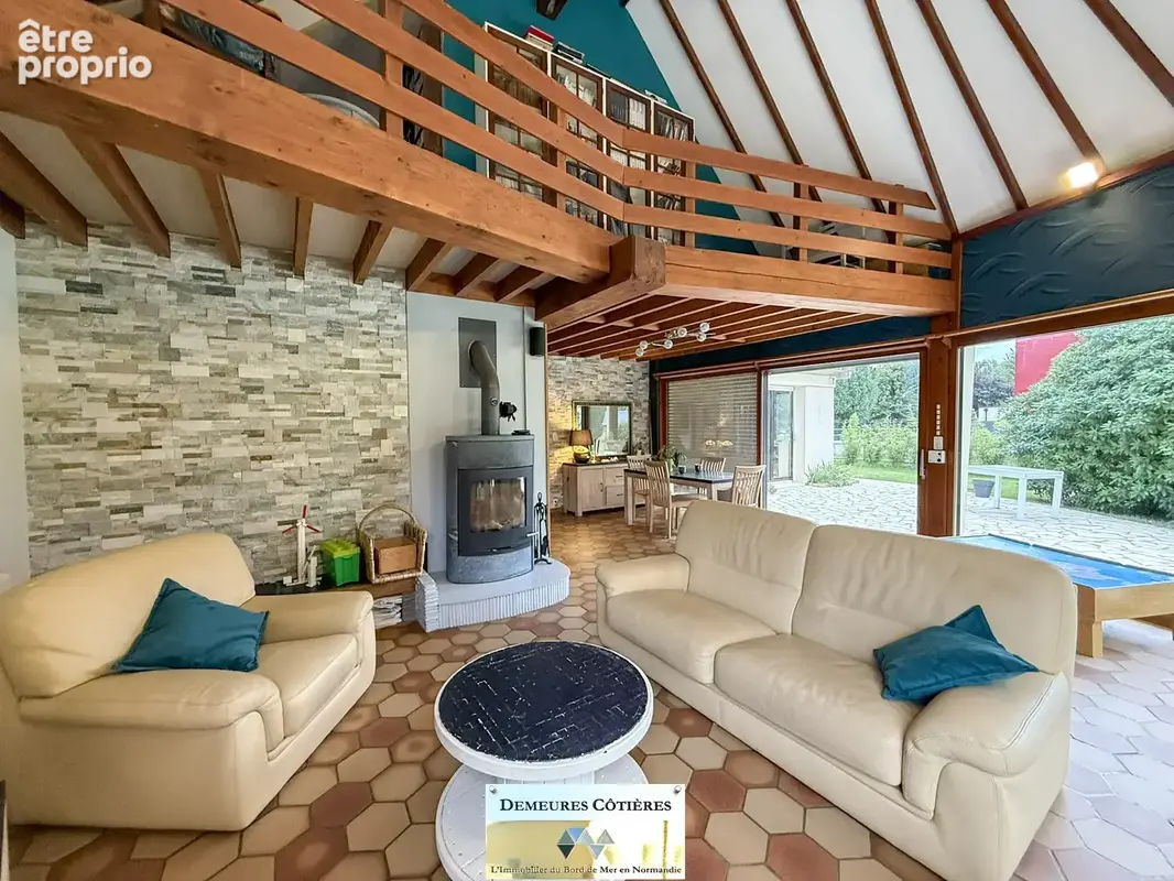 Maison d'architecte au coeur d'un jardin paysager avec dépendances - Manéglise - photo 17
