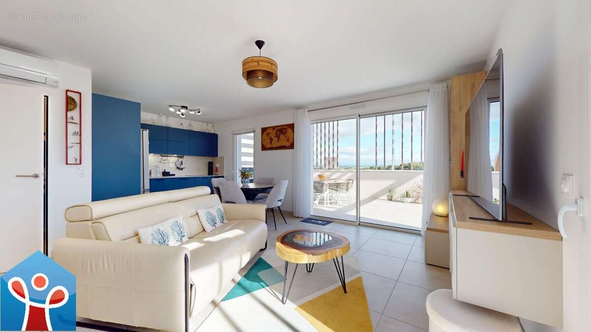 Appartement t3 recent terrasses parking vias 34450 - photo 5
