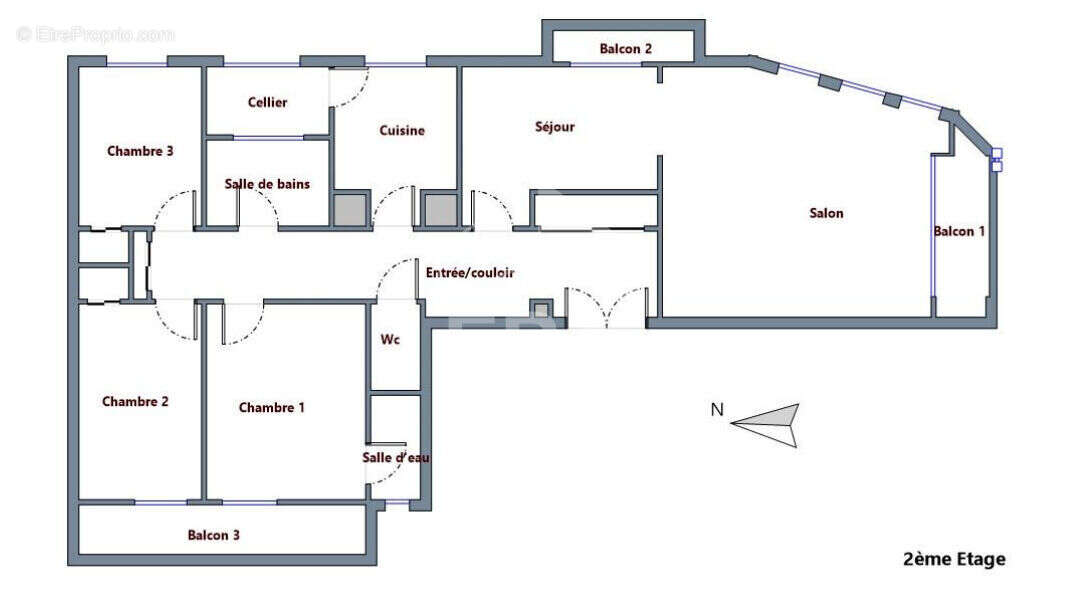 Appartement 85m² à tarbes - photo 13