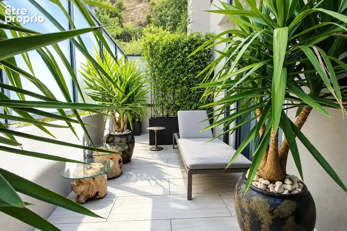 Eze "village" - 4p 108m²  terrasses 41m²  vue mer  piscine  parkings - photo 13