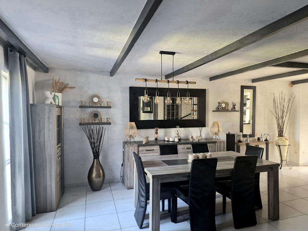 Maison  4 pièce(s) 80 m2, piscine et jardin - photo 7
