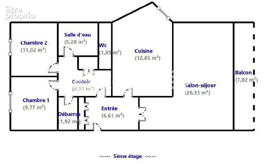 Appartement Rillieux La Pape 4 pièce(s) 81m2 - photo 10
