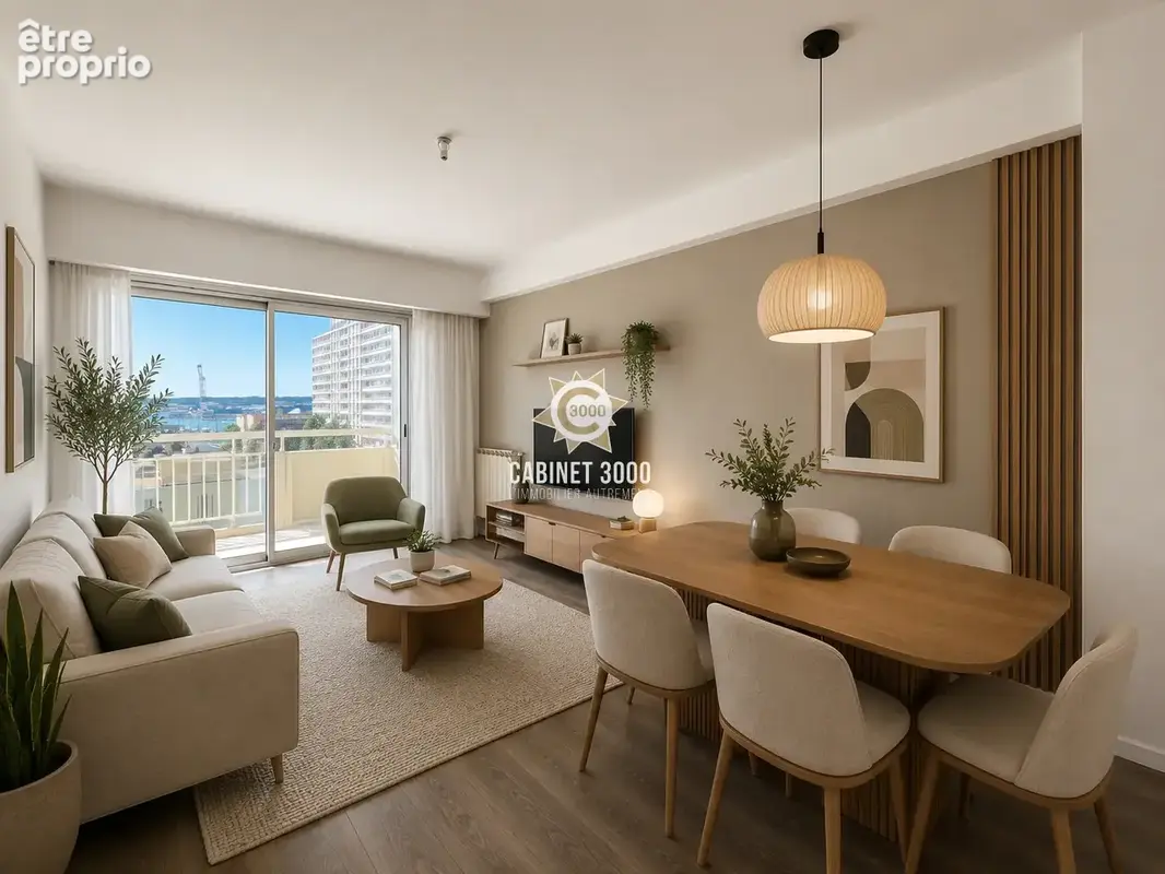 M2281 - TOULON - Mourillon - Appartement T3 - Balcon - Vue mer - photo 2