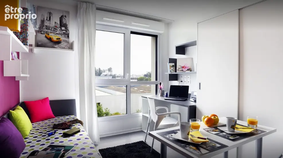 Appartement Caen  -NEMEA STANFORD - Etudiants- Studio  - LMNP ? - photo 2