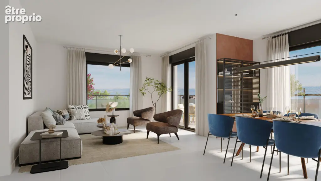 Appartement T3 de 81.67 m² dernier étage - Vue Lac imprenable  - Evian Les Bains - photo 15