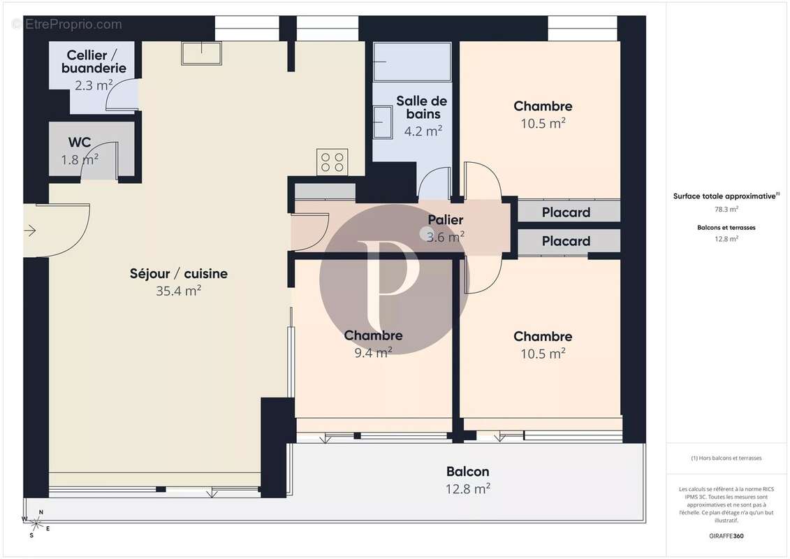Appartement à VERRIERES-LE-BUISSON