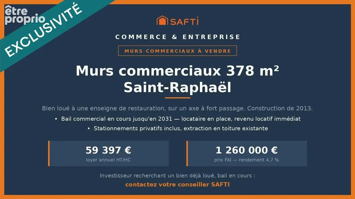 Photo 1 - Commerce à SAINT-RAPHAEL