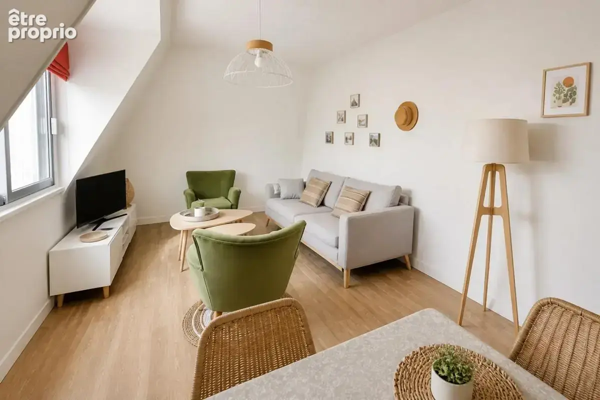 Appart de 3 p de 58 m²,  et cave à Tourgéville plage - - photo 3