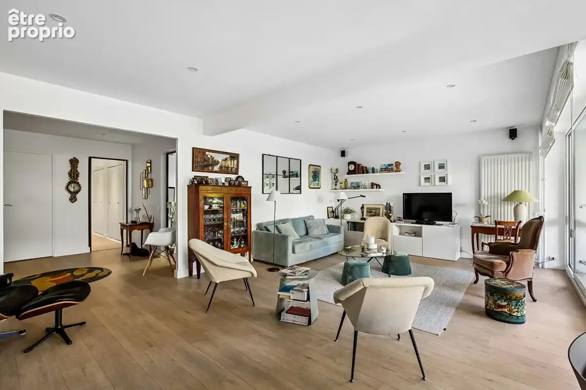 Bas de chatou - quartier brimont - appartement 4/5 pieces de 103 m² - terrasse et jardin 63 m² - 12 mn rer - photo 6