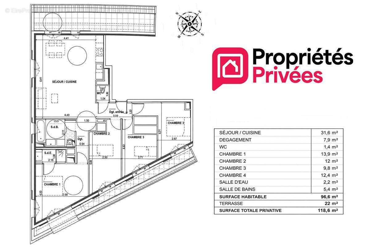 Appartement à BOULOGNE-BILLANCOURT