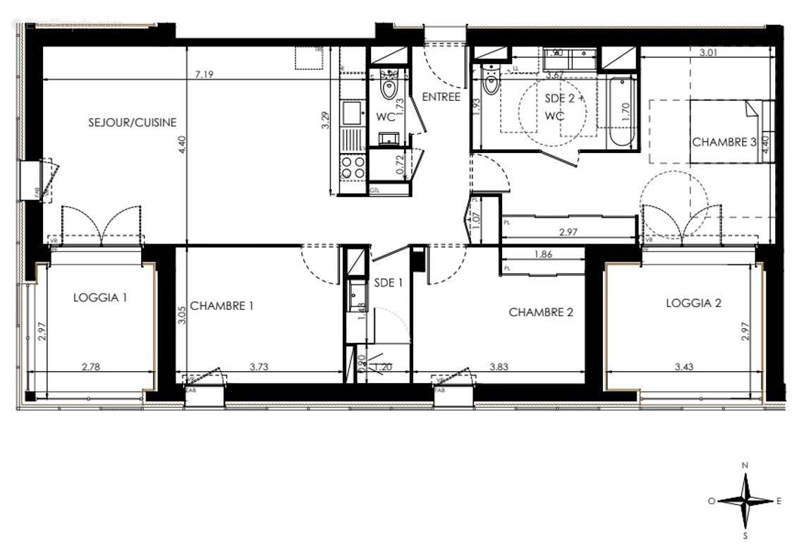 Appartement récent - photo 12