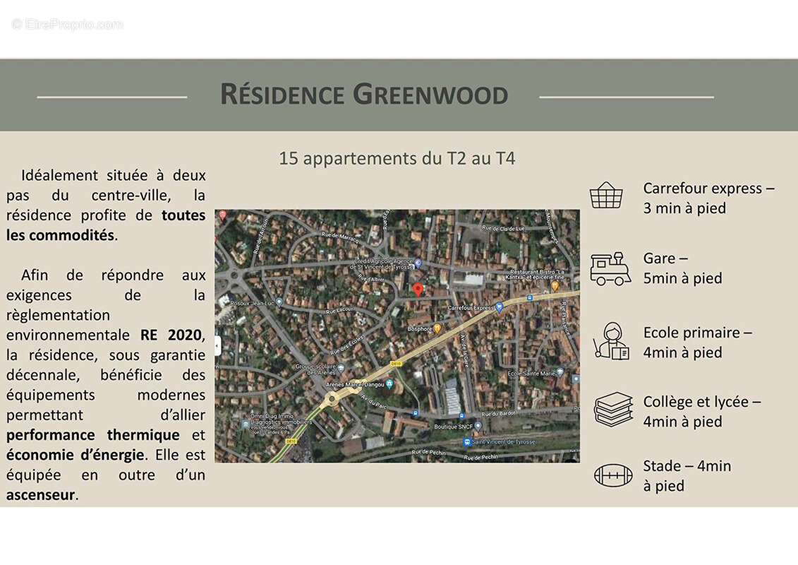 Appartement à SAINT-VINCENT-DE-TYROSSE