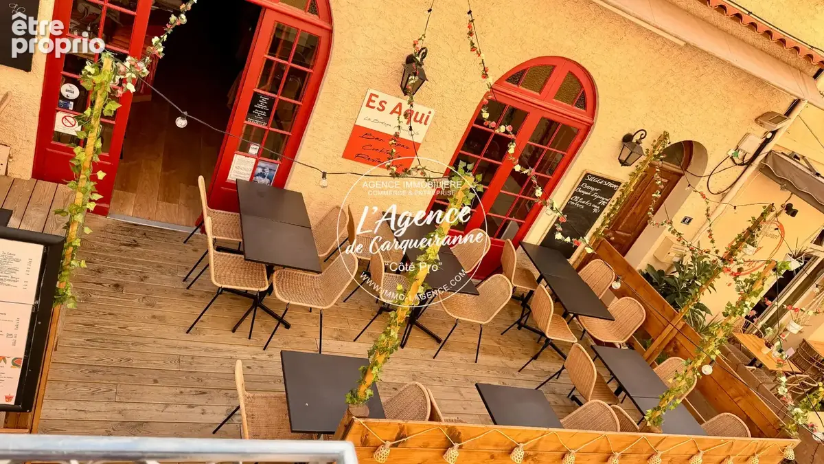 A vendre fonds de commerce restaurant 90 m2 avec terrasse idealement situe dans le centre ville pietons au lavandou - photo 2