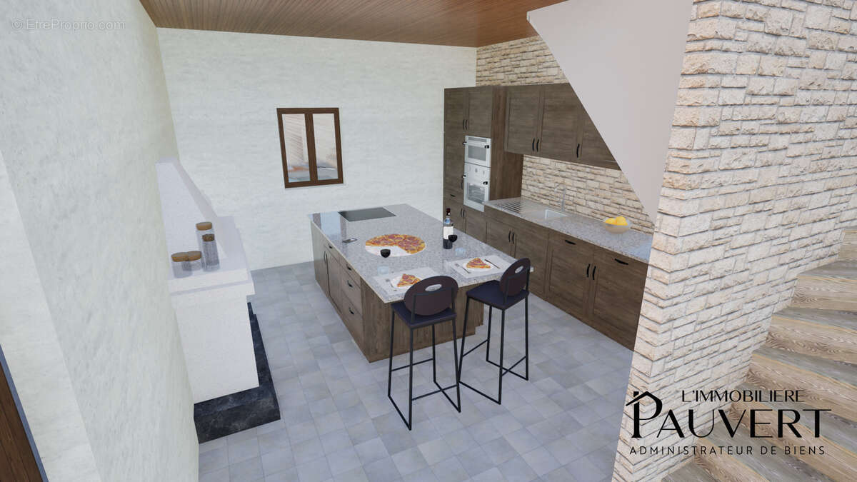 Maison de village à rénover 87m2 au Vernet d'Ariège - photo 3
