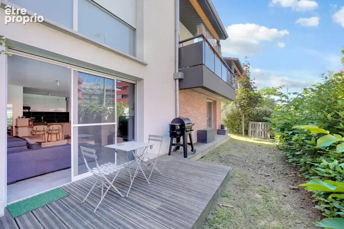 Appartement Blagnac T3 68m²  RDC avec Jardin  Clim & Parking - photo 3
