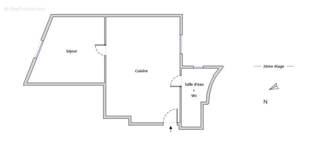 Appartement à PARIS-19E