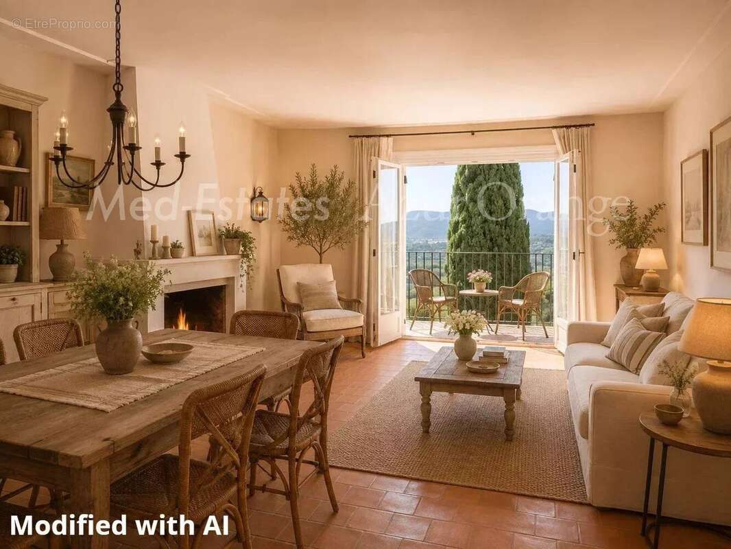 Authentique maison de village avec vue panoramique au cœur de Grimaud - photo 3