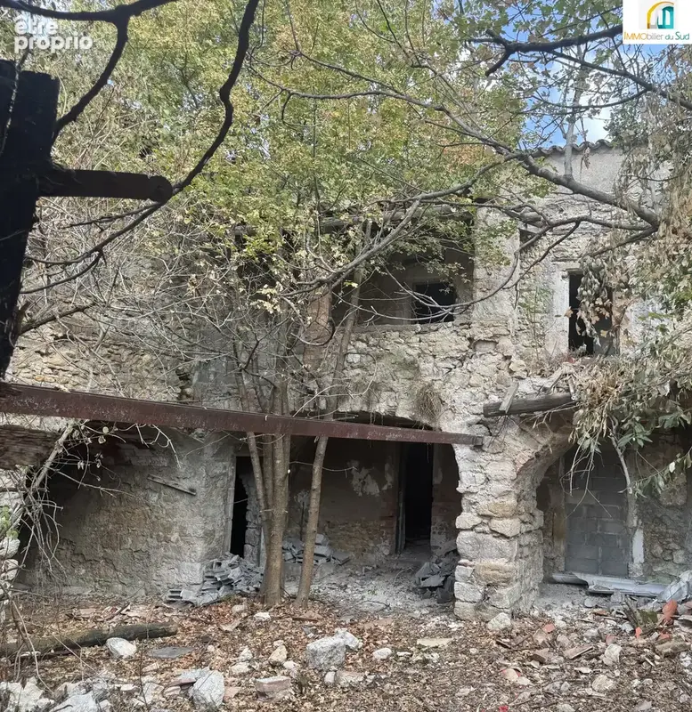 Terrain à construire de 1922m2 avec mas en ruine - photo 5