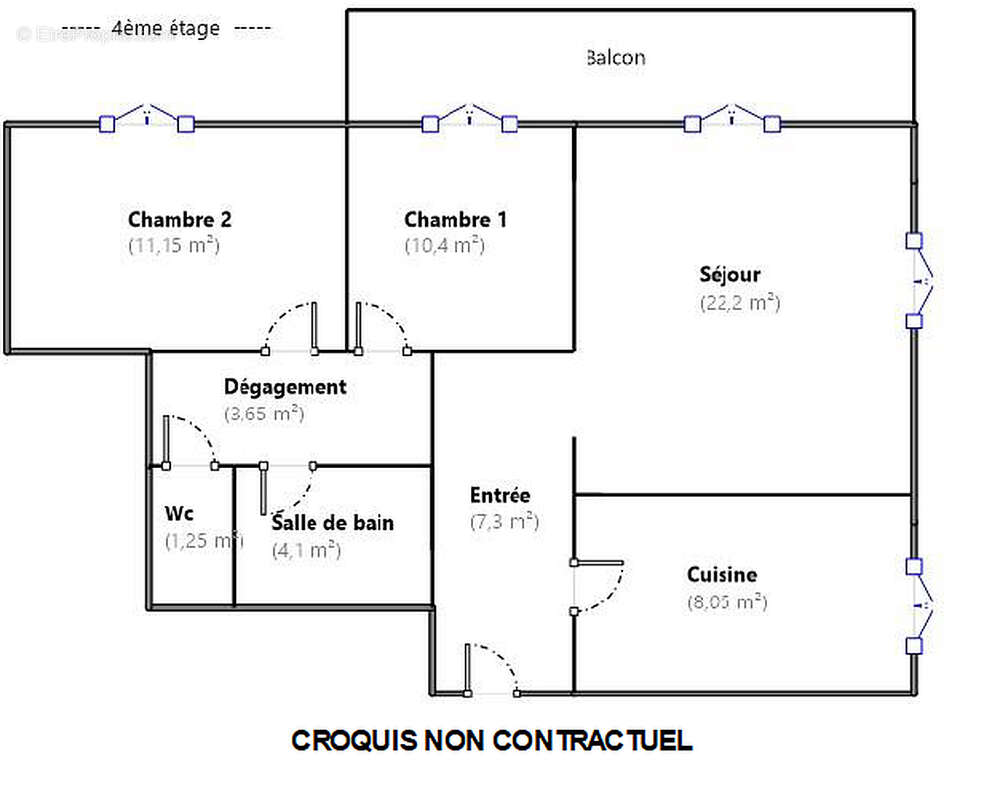 Appartement à COURBEVOIE
