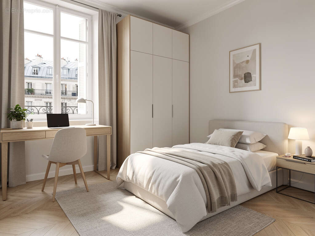 Appartement 3 pièces 55m2   Clichy, résidence de standing - photo 3