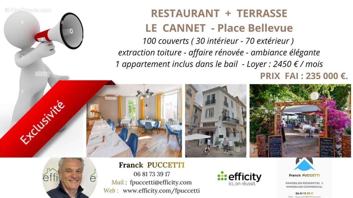 Commerce à LE CANNET